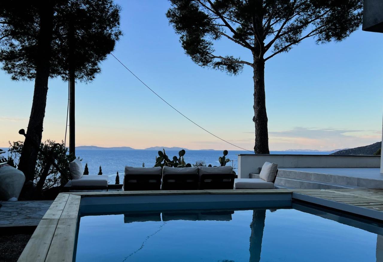 Magnifique Villa Neuve Vue Mer كافالير سور مير المظهر الخارجي الصورة